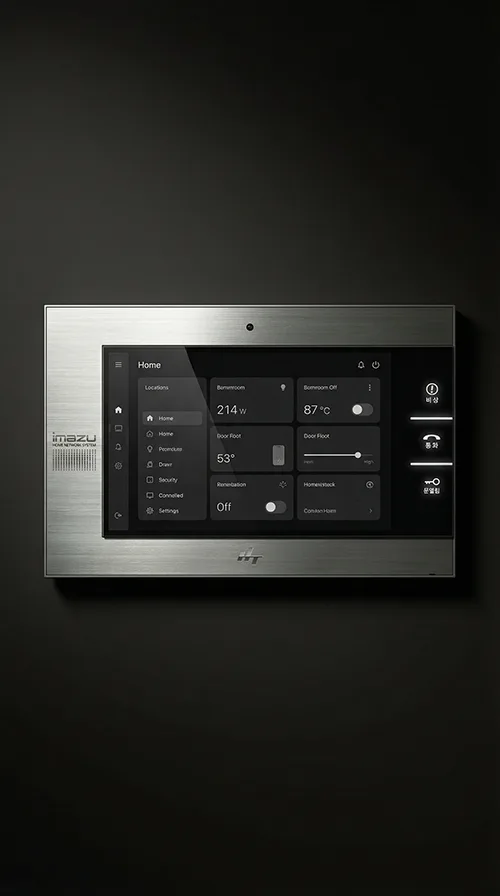 제품디자인회사 | Hyundai Telecom Wallpad Design | 현대통신 월패드 디자인