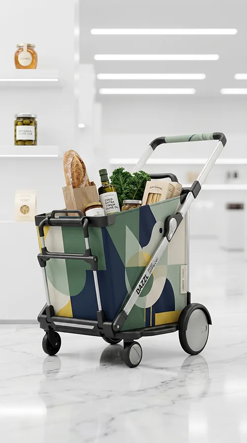 제품디자인회사 | DAZZLE Smart Shopping Cart | 다즐 스마트 쇼핑 카트 디자인