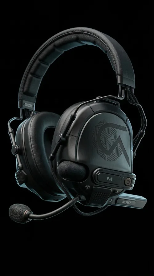 제품디자인회사 | INSOPACK_ANC Head-set Radio | 인소팩 군용 ANC 헤드셋 무전기 디자인