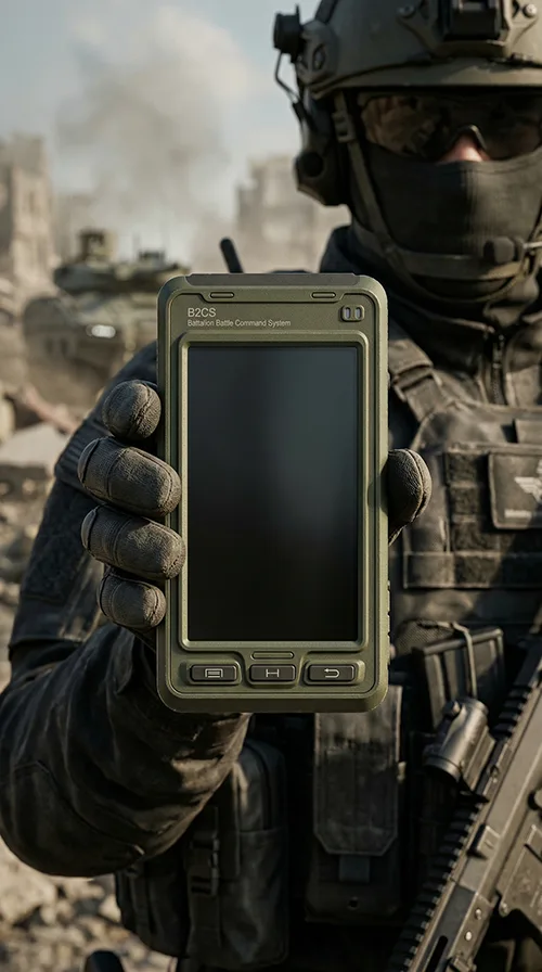 제품디자인회사 | Samsung Thales B2CS Portable Terminal | 삼성탈레스 B2CS 휴대용 단말기 디자인