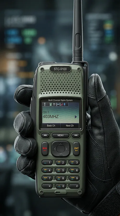 제품디자인회사 | 우리별텔레콤 군용 무전기 STC-9100 디자인